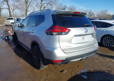 2018 Nissan Rogue Sv из США, поврежденный, VIN KNMAT2MT9JP507189